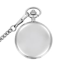 Load image into Gallery viewer, Fashion Silver/Bronze/Black/Gold Pocket Watch Smooth Quartz Pocket Watches Jewelry Alloy Chain Pendant Necklace Man Women Gift