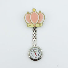 Load image into Gallery viewer, 2020 NEW beautiful flower 3D cartoon animal girls ladies women nurse watches unisex doctor medical FOB pocket hang clip watches